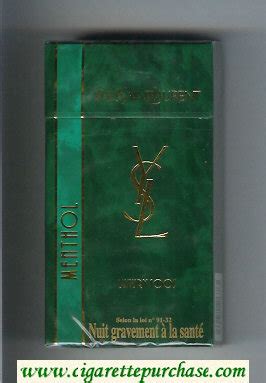 yves saint laurent menthol cigarettes|ysl cigarettes where to buy.